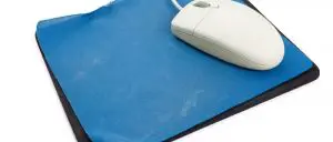 damaged mouse pad